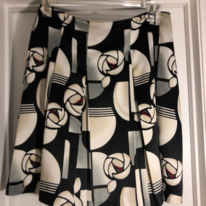 White House Black Market Geometric Skirt-Size 12